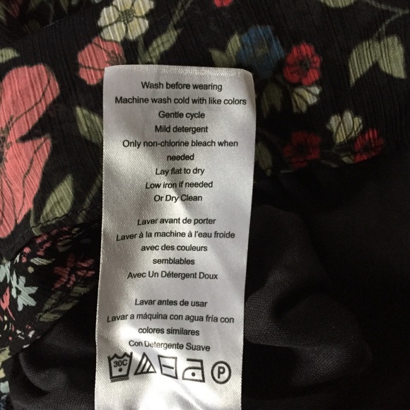 *SOLD* Ruffle Black Floral Maternity Dress - Picture 8 of 8